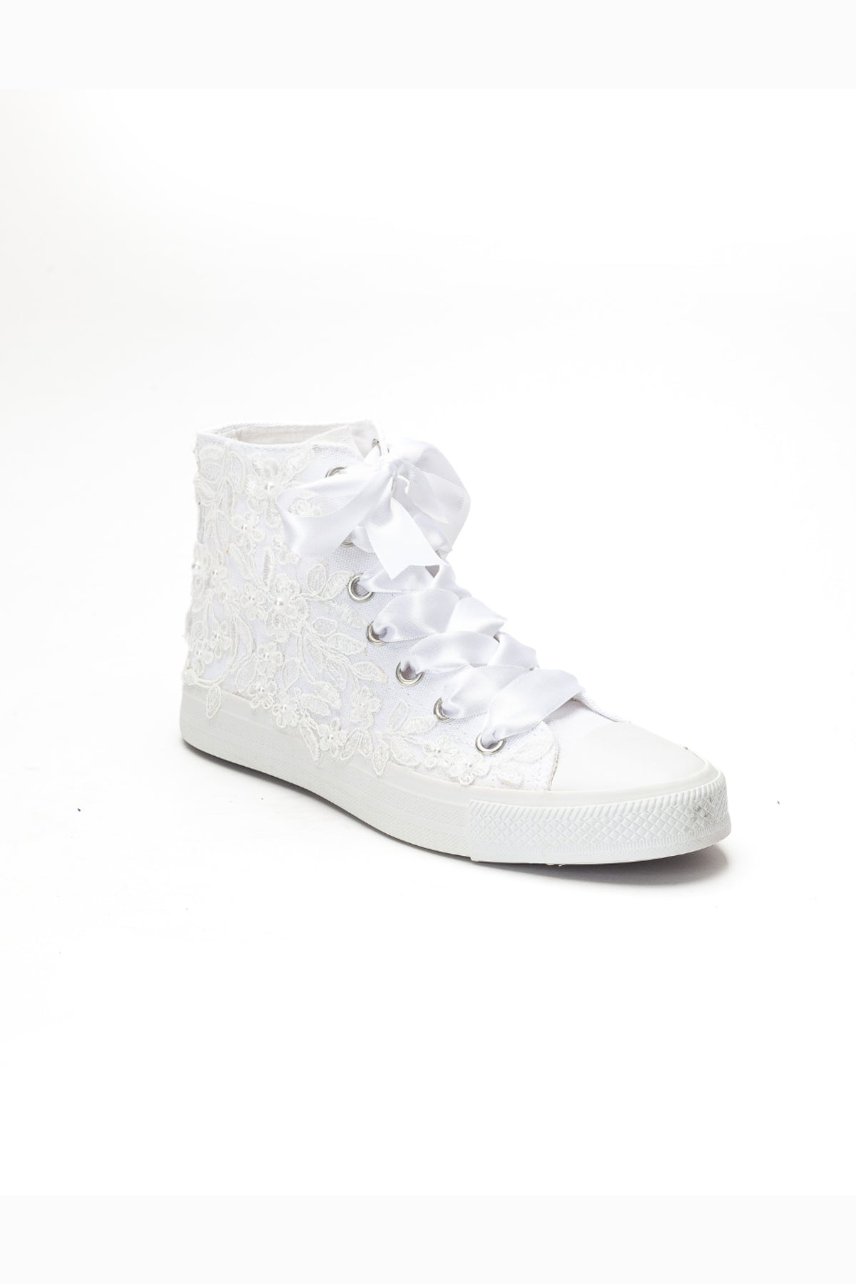 Zapatillas de novia de caña alta Isolde Lace