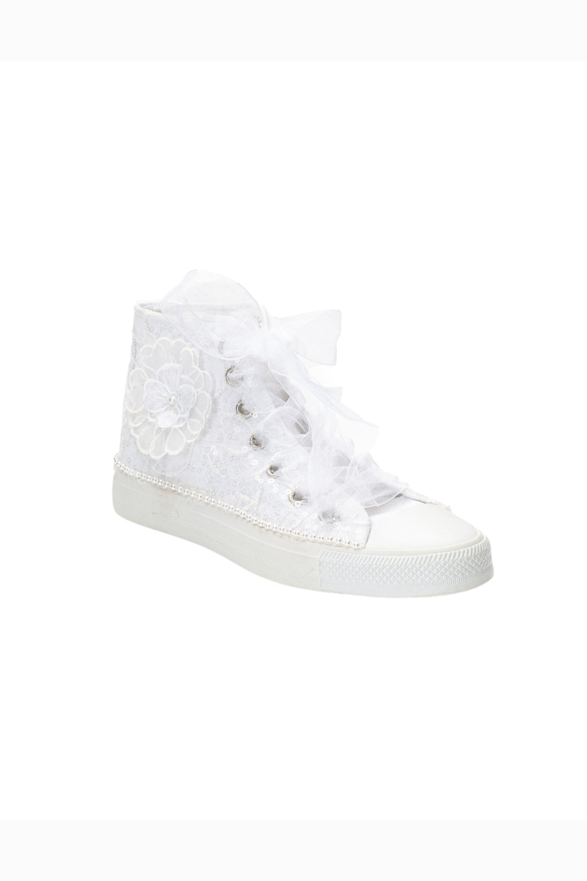 Zapatillas de novia altas Mariselle Pearl Lace