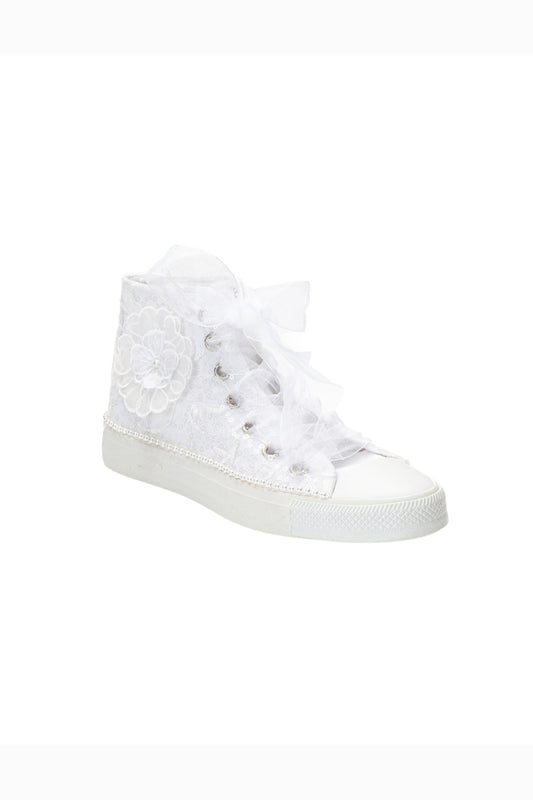 Zapatillas de novia altas Mariselle Pearl Lace