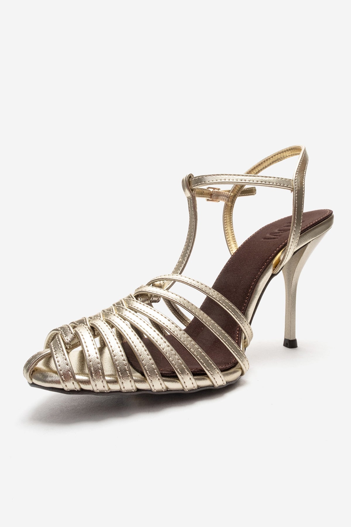 PASION - Gold Stiletto Pump (Women)