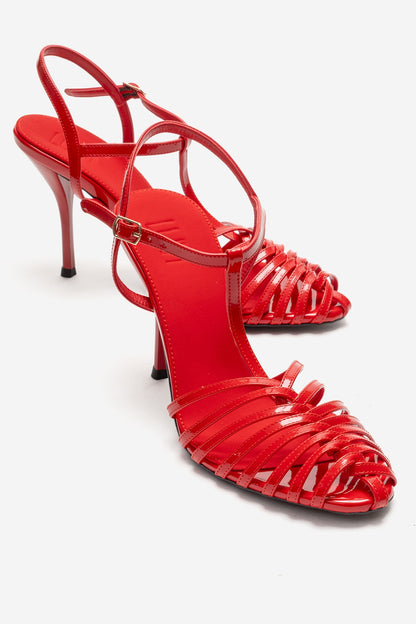 PASION - Zapato de tacón de aguja rojo (mujer)