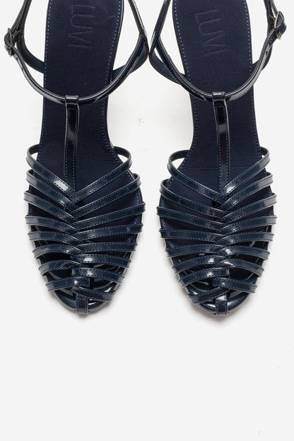 PASION - Navy Stiletto Pump (Women)