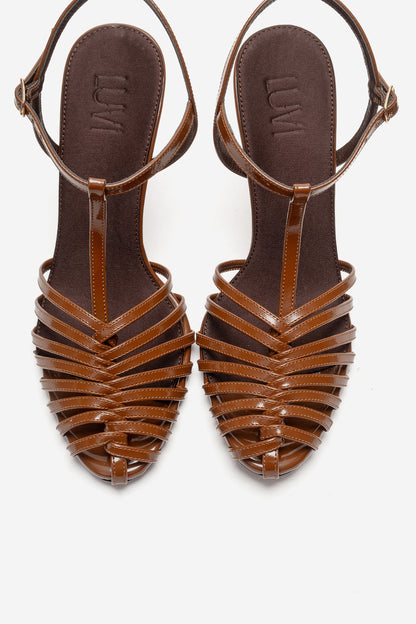 PASION - Cognac Stiletto Pump (Women)