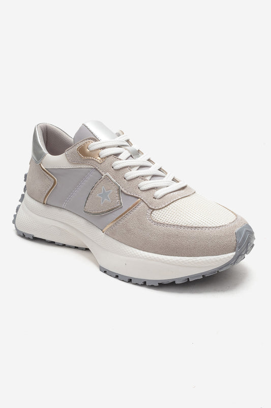 Biella - Zapatillas deportivas blanco roto (Mujer)