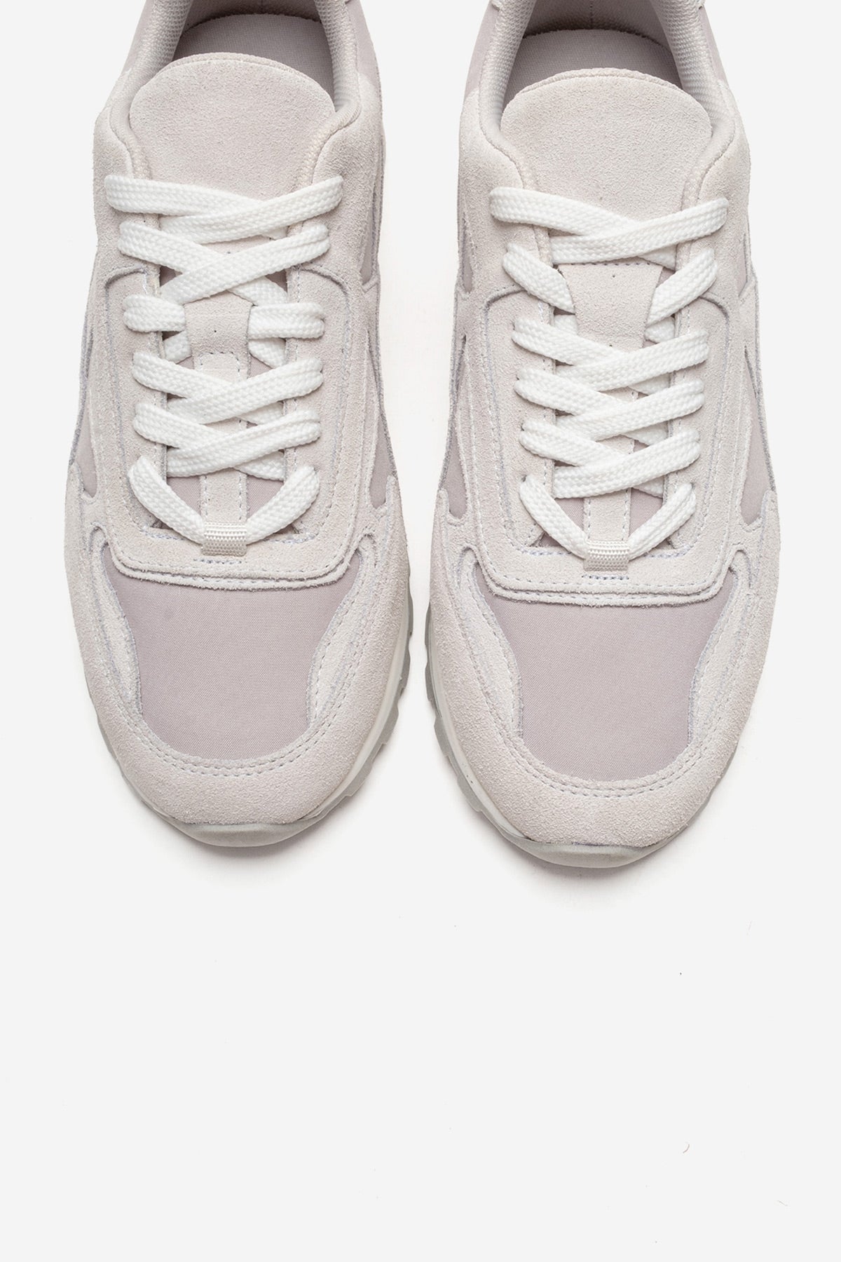 Sahra - Off-White Genuine Leather Sneaker (Women)