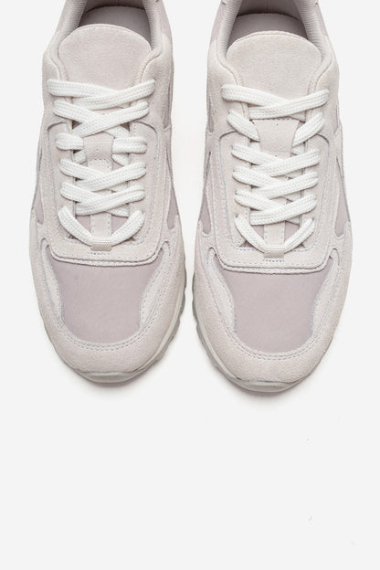 Sahra - Off-White Genuine Leather Sneaker (Women)