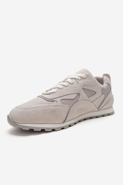 Sahra - Off-White Genuine Leather Sneaker (Women)