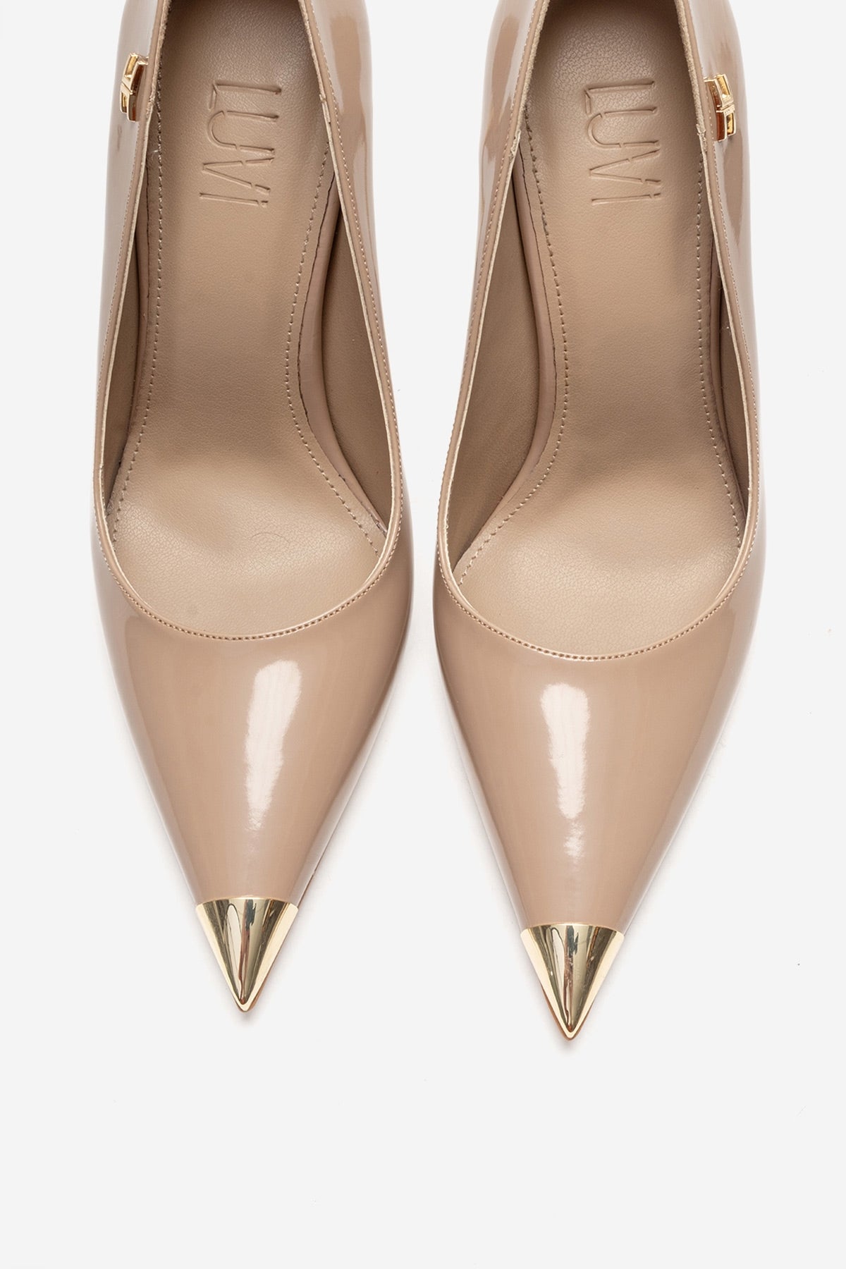 CARLAS - Beige Patent Stiletto Pump (Women)