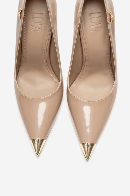 CARLAS - Beige Patent Stiletto Pump (Women)