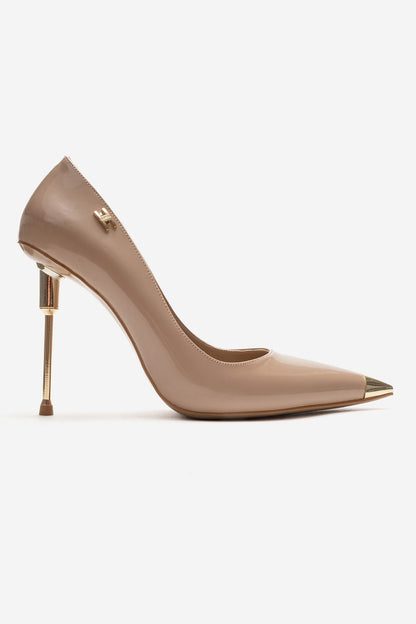 CARLAS - Beige Patent Stiletto Pump (Women)
