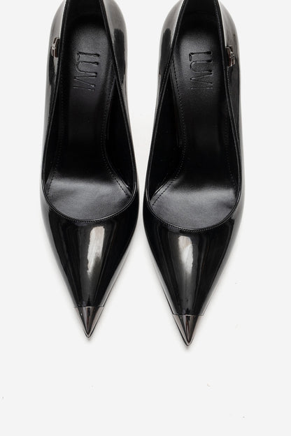 CARLAS - Black Patent Stiletto Pump (Women)