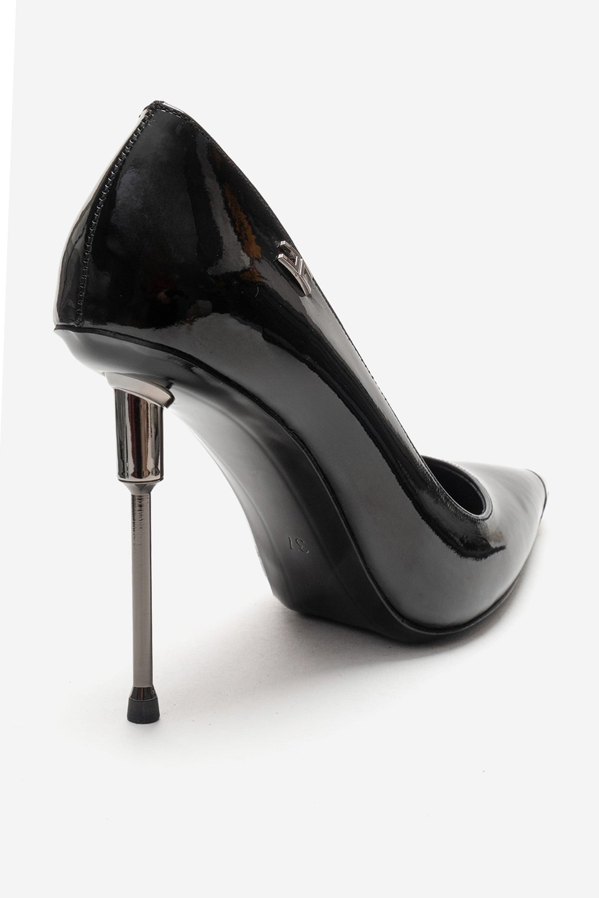 CARLAS - Black Patent Stiletto Pump (Women)