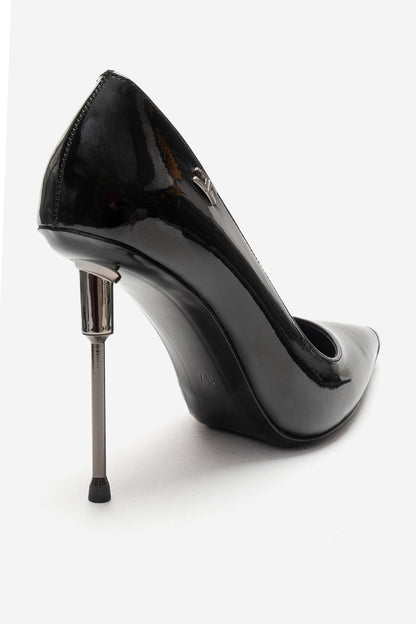 CARLAS - Black Patent Stiletto Pump (Women)