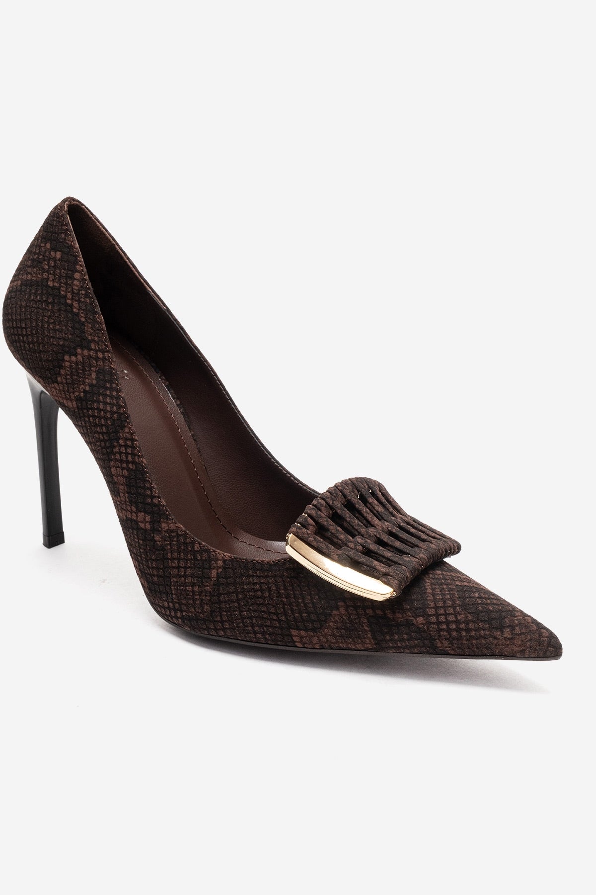 GUERNI - Zapatos de tacón de aguja marrones (Mujer)
