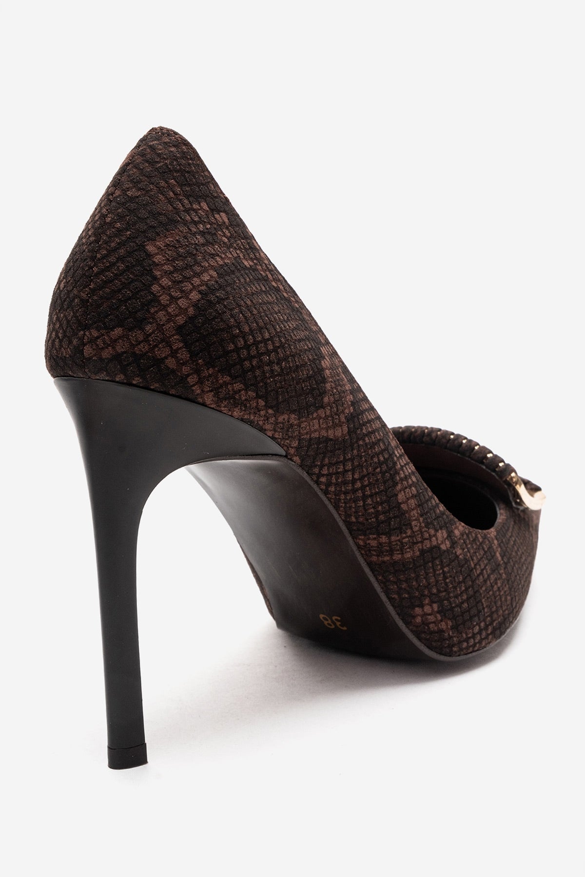 GUERNI - Zapatos de tacón de aguja marrones (Mujer)