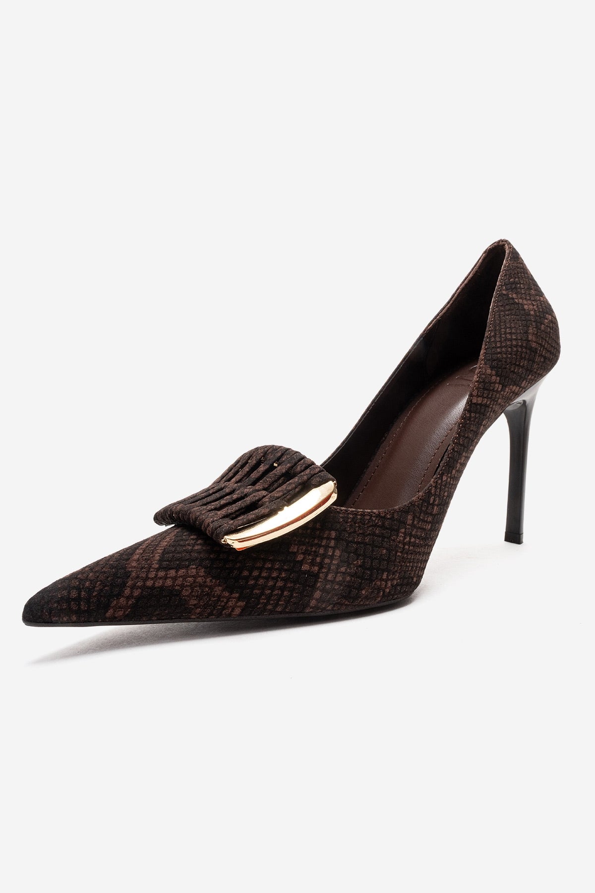 GUERNI - Zapatos de tacón de aguja marrones (Mujer)