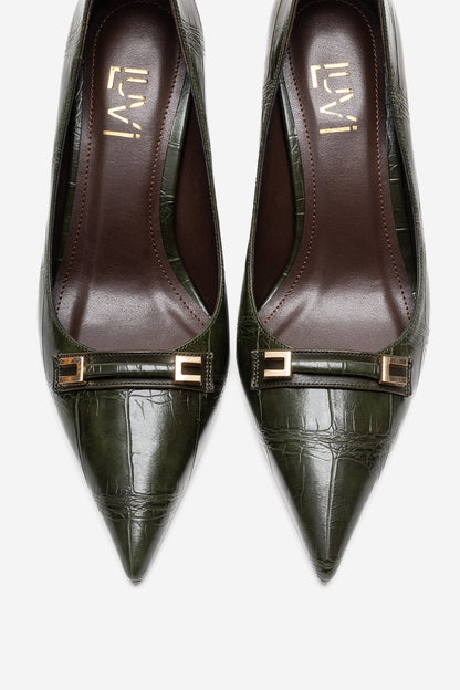 POESY - Green Stiletto Pump (Women)