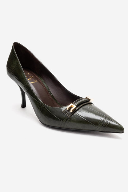 POESY - Green Stiletto Pump (Women)