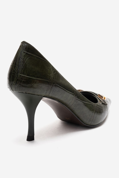 POESY - Green Stiletto Pump (Women)