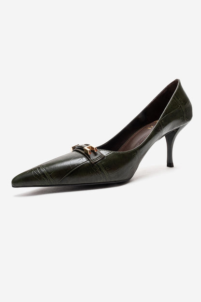 POESY - Green Stiletto Pump (Women)