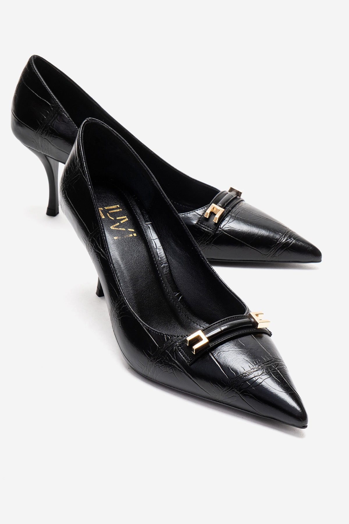 POESY - Black Stiletto Pump (Women)