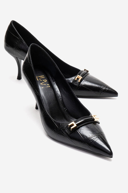 POESY - Black Stiletto Pump (Women)
