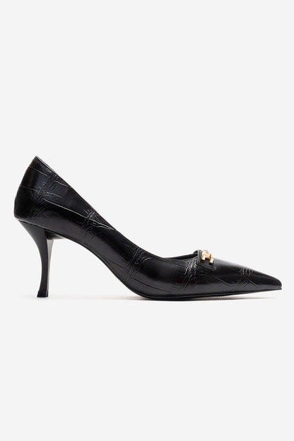 POESY - Black Stiletto Pump (Women)