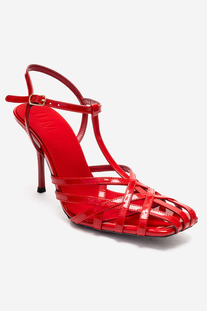 ALLOS - Zapato de tacón de aguja rojo (Mujer)