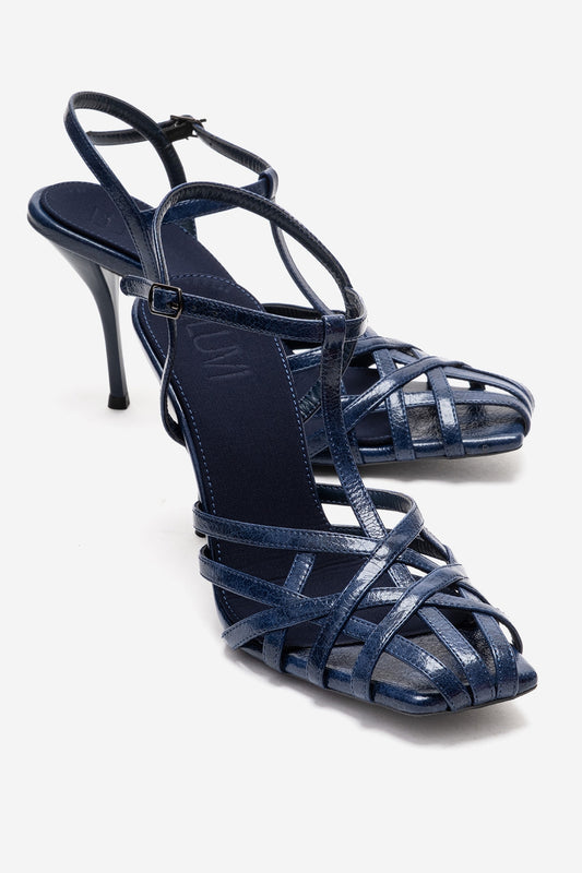 ALLOS - Zapatos de tacón de aguja azul marino (Mujer)