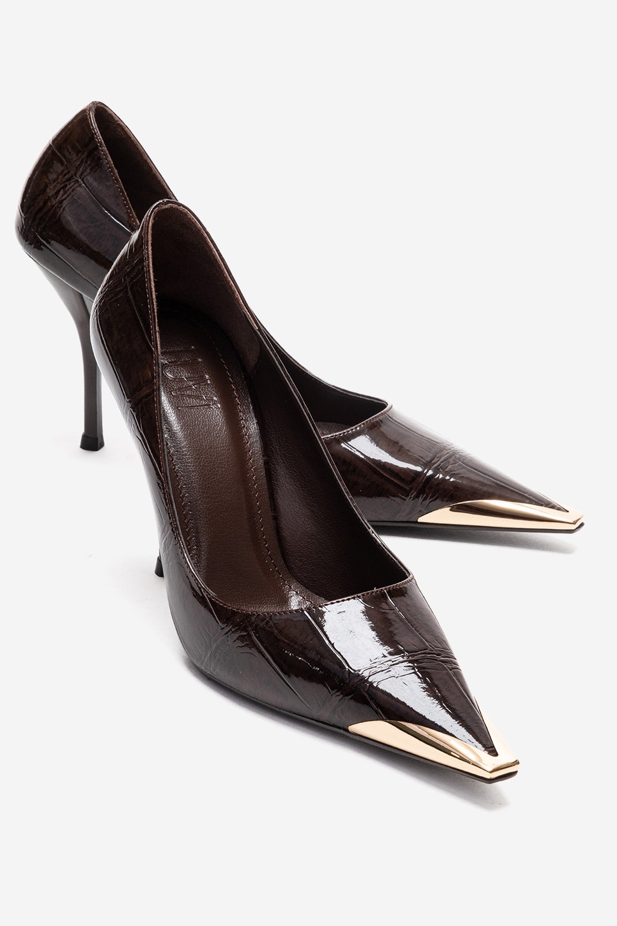 Alvena Brown Stiletto Pump (Women)