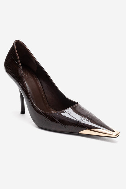 Alvena Brown Stiletto Pump (Women)