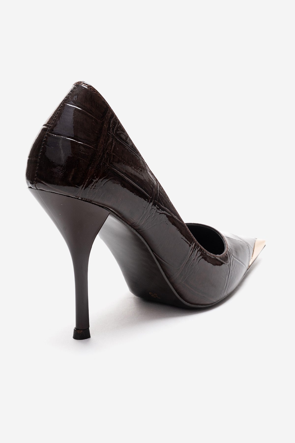 Alvena Brown Stiletto Pump (Women)
