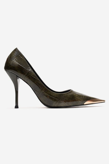 Alvena Green Stiletto Pump (Women)
