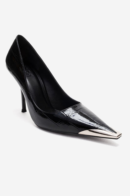 Alvena Black Stiletto Pump (Women)