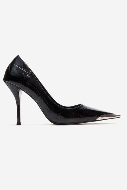 Alvena Black Stiletto Pump (Women)
