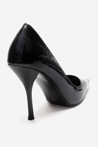Alvena Black Stiletto Pump (Women)