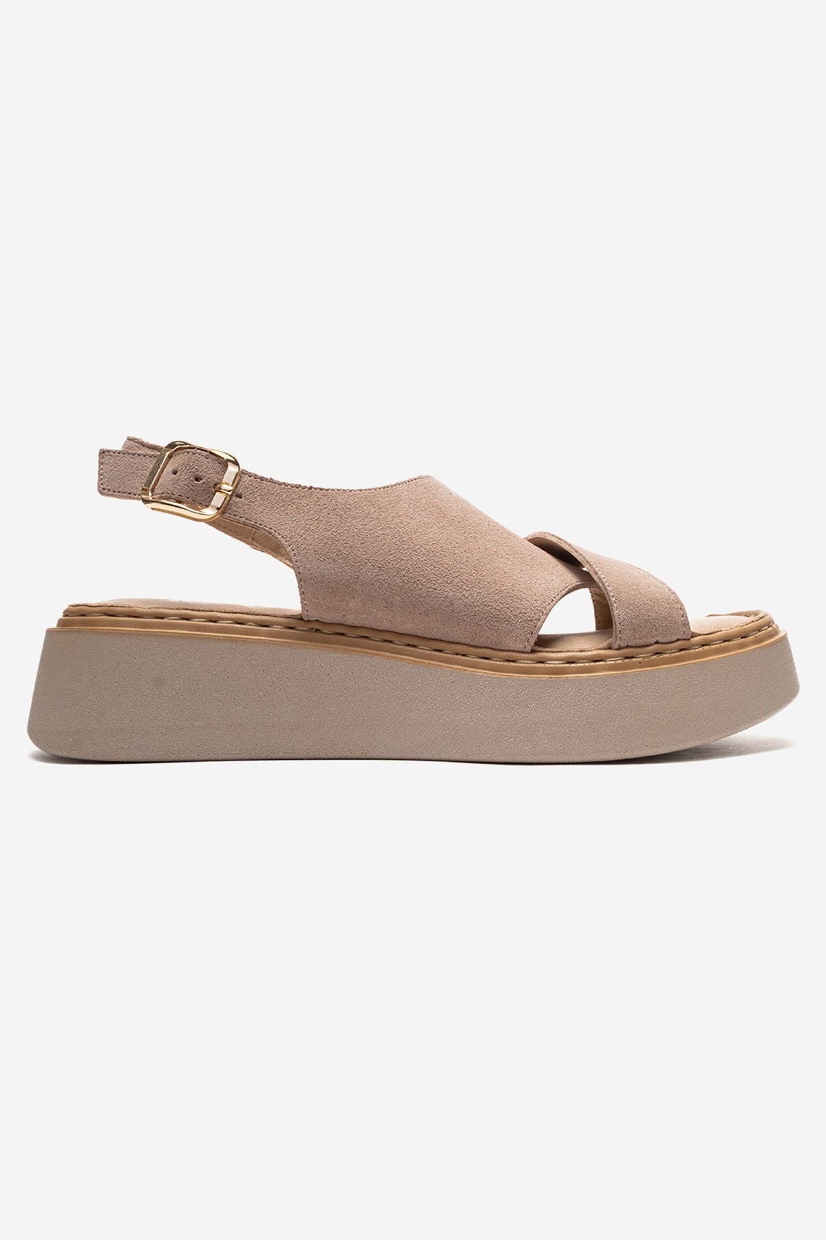 Vien - Beige Genuine Leather Sandal (Women)