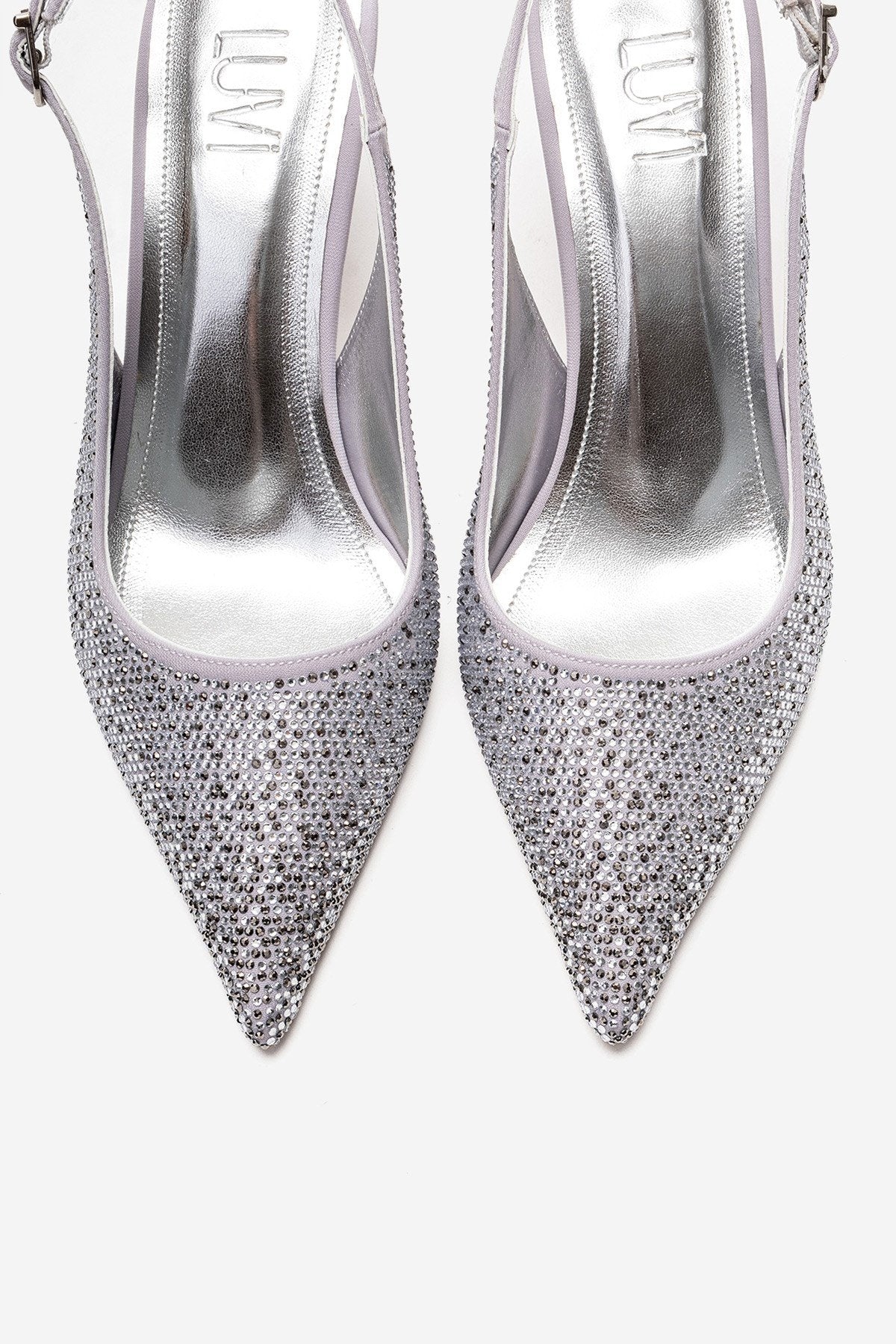 JOHANNA - Zapatos de tacón de aguja con tira trasera y joya (Mujer)