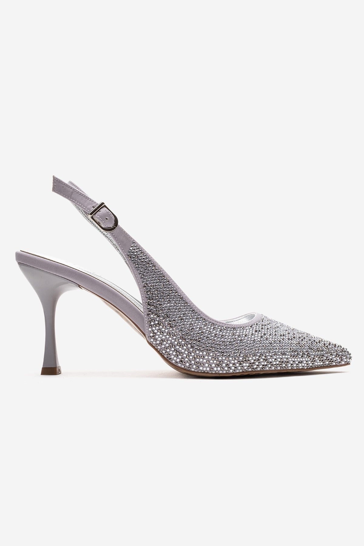 JOHANNA - Zapatos de tacón de aguja con tira trasera y joya (Mujer)