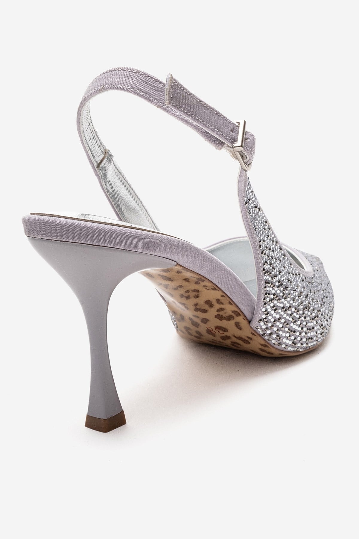 JOHANNA - Zapatos de tacón de aguja con tira trasera y joya (Mujer)