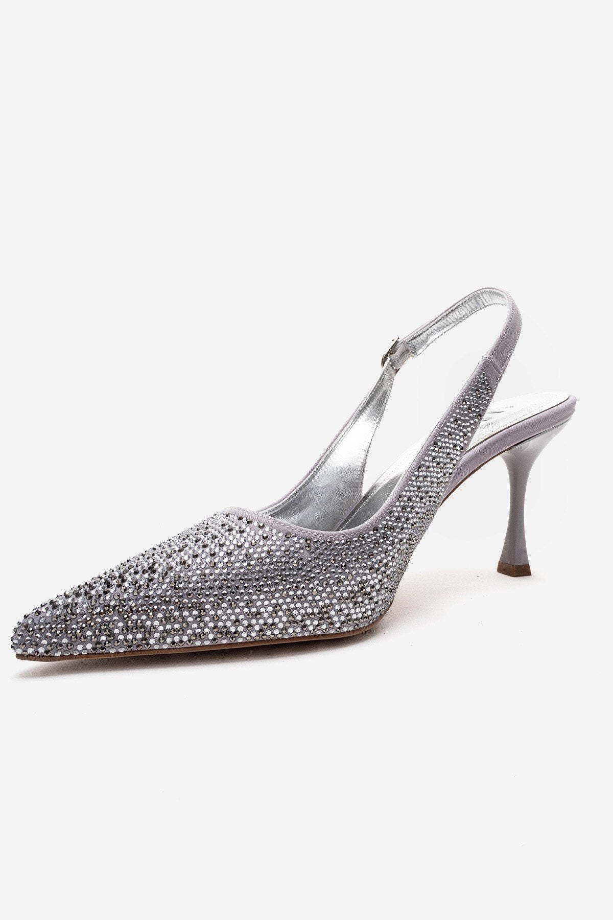 JOHANNA - Zapatos de tacón de aguja con tira trasera y joya (Mujer)