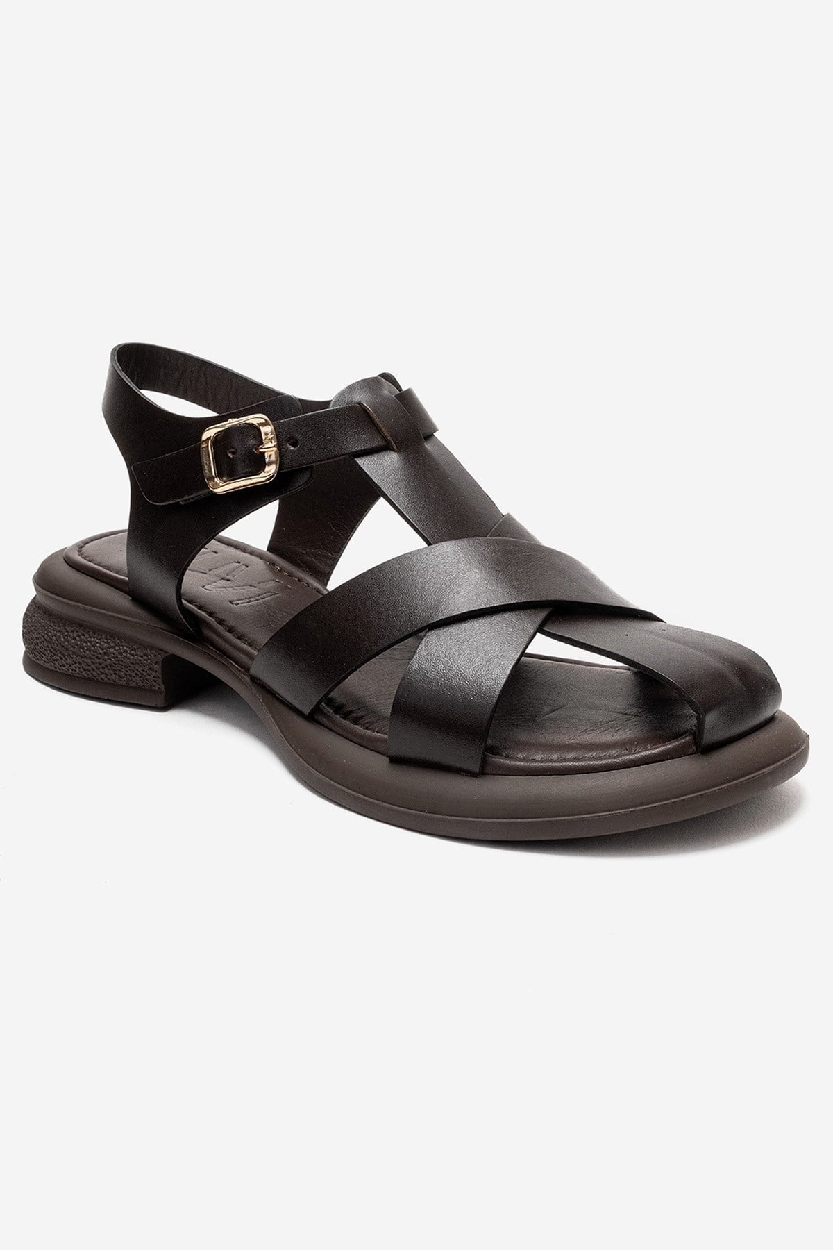 GUIDO - Brown Genuine Leather Sandal (Women)