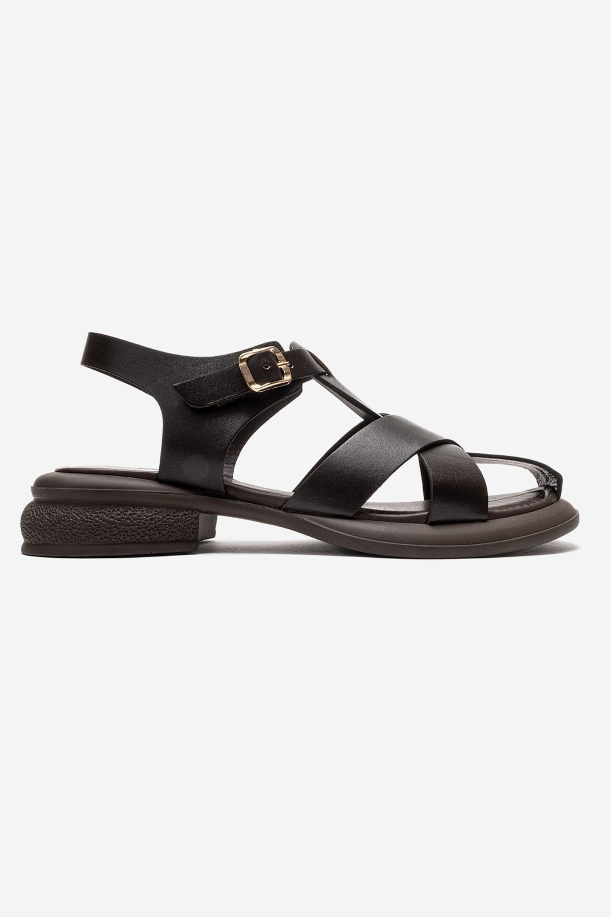 GUIDO - Brown Genuine Leather Sandal (Women)