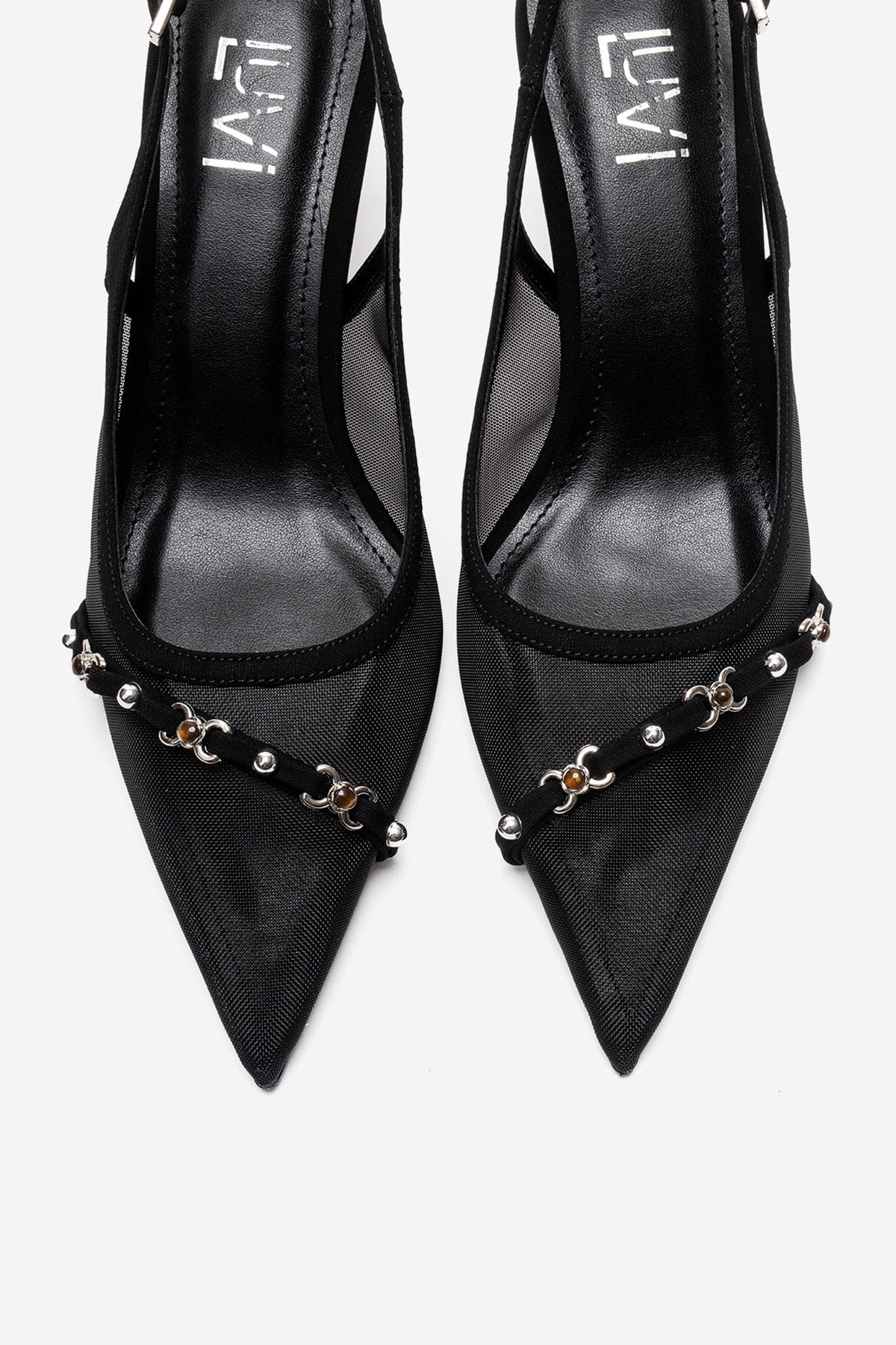 Lioren - Black Stiletto Pump (Women)