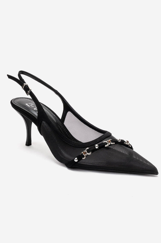 Lioren - Zapatos de tacón de aguja negros (mujer)
