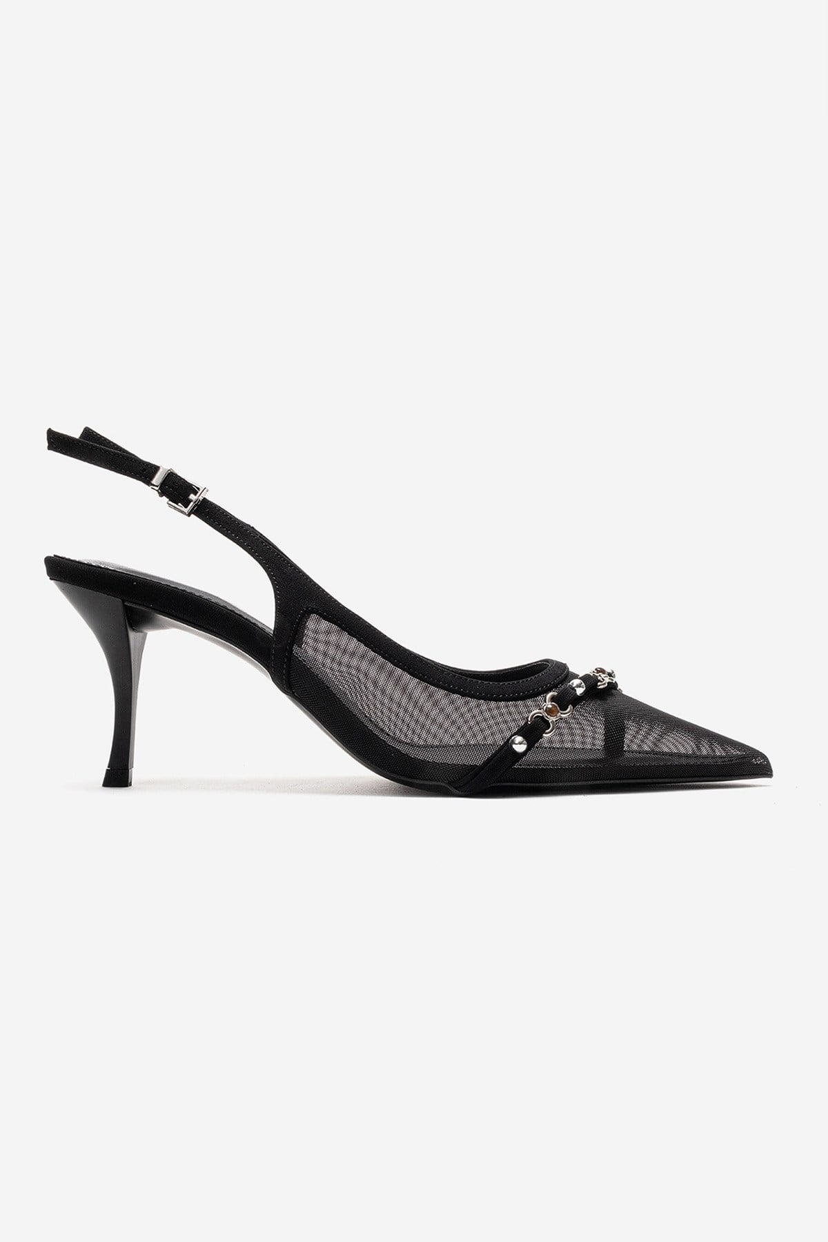 Lioren - Black Stiletto Pump (Women)