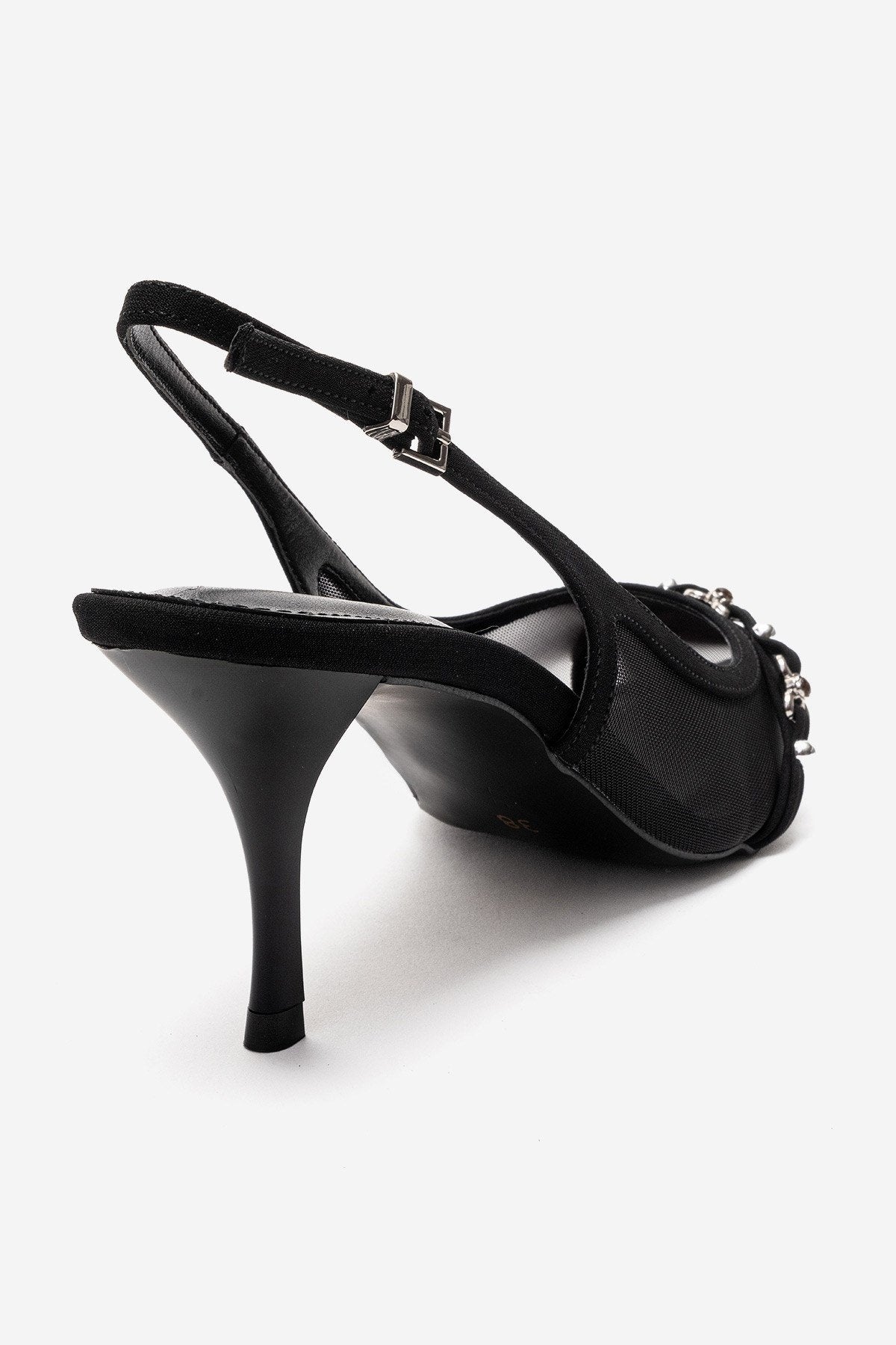 Lioren - Black Stiletto Pump (Women)