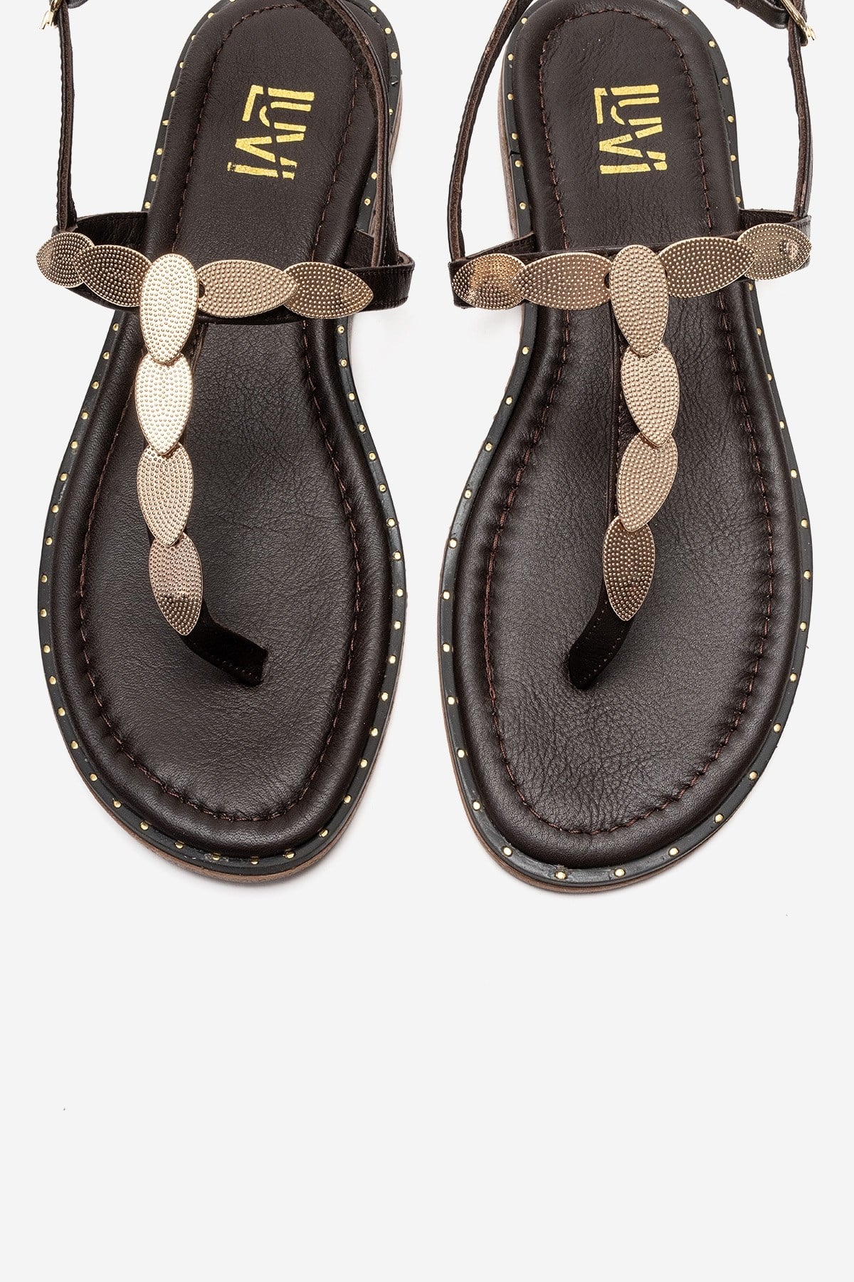 Marea - Brown Genuine Leather Sandal (Women)