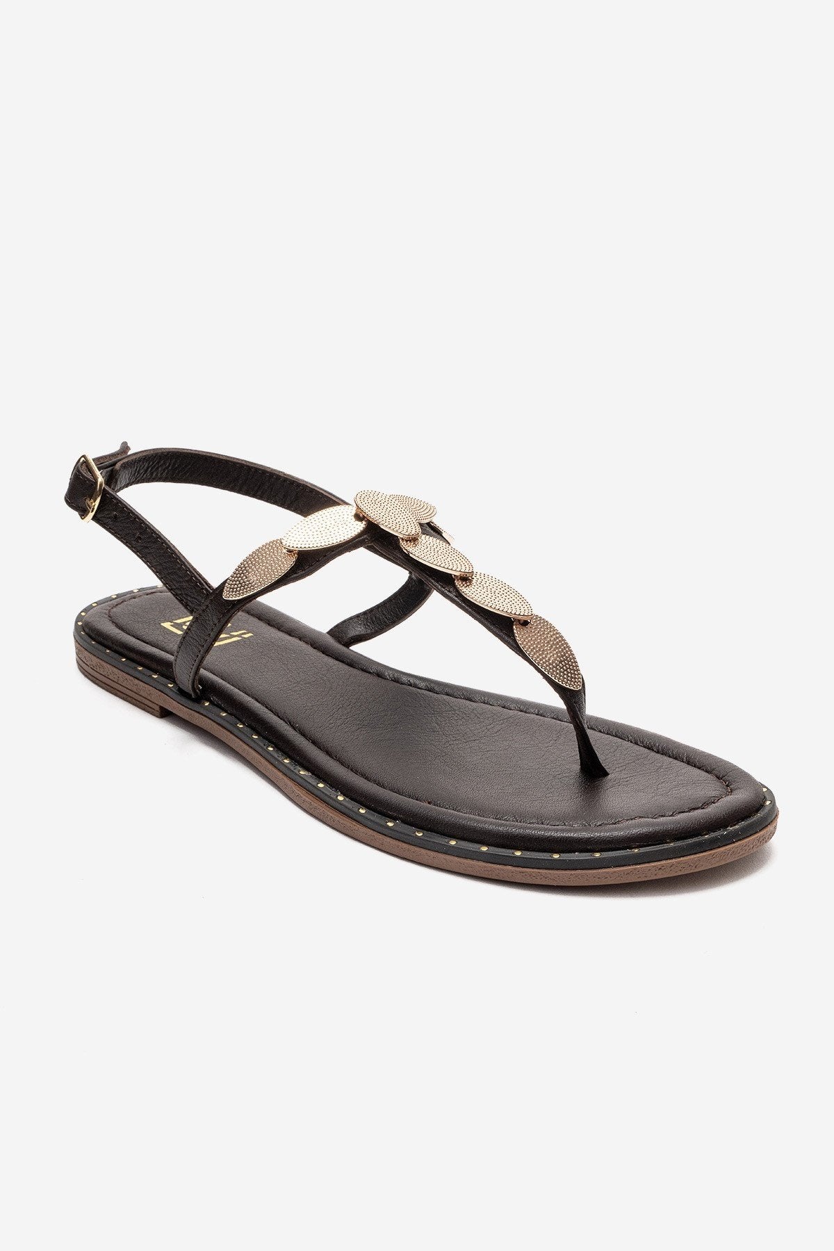 Marea - Brown Genuine Leather Sandal (Women)
