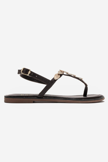 Marea - Brown Genuine Leather Sandal (Women)